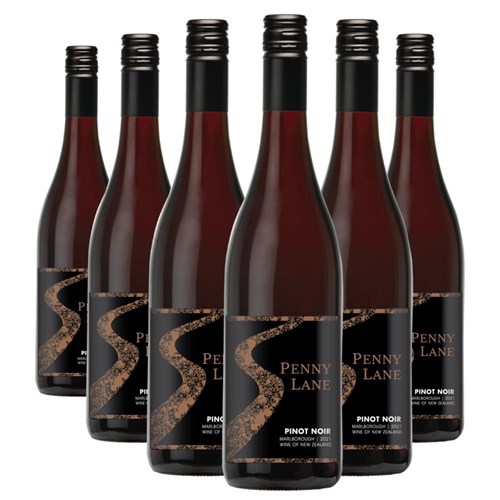 Case of 6 Penny Lane Reserve Pinot Noir 75cl Red Wine